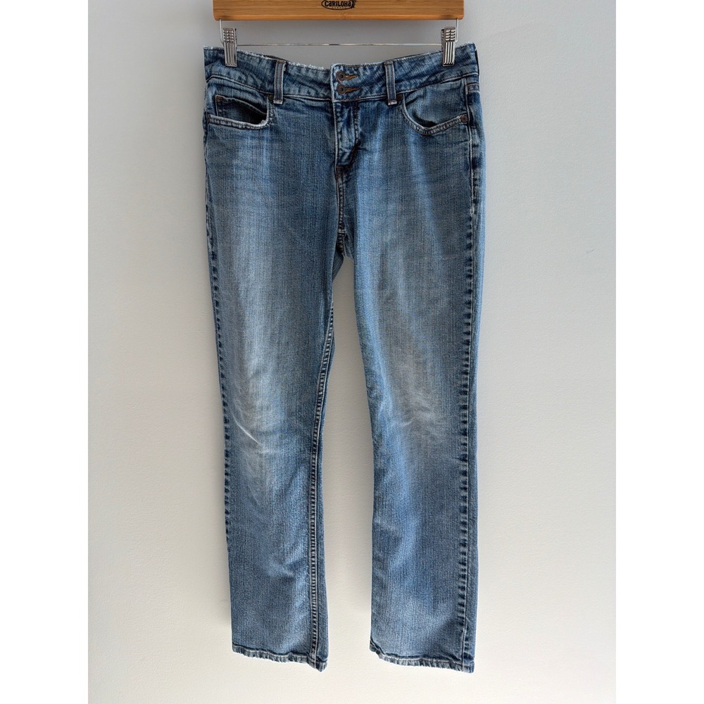 Levis 526 Slender Straight Jeans Blue Denim Womens Size 8 Medium‎ Wash Stretch